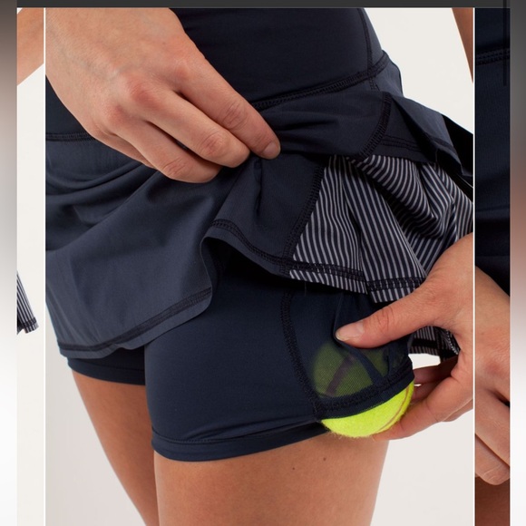 Lululemon Pace Setter Skirt Navy 8 reg - Picture 5 of 6